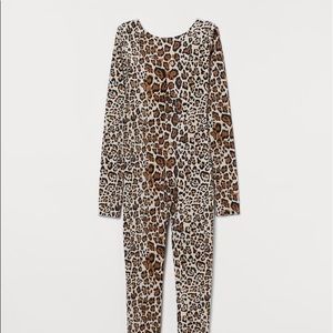 Leopard Unitard Size L